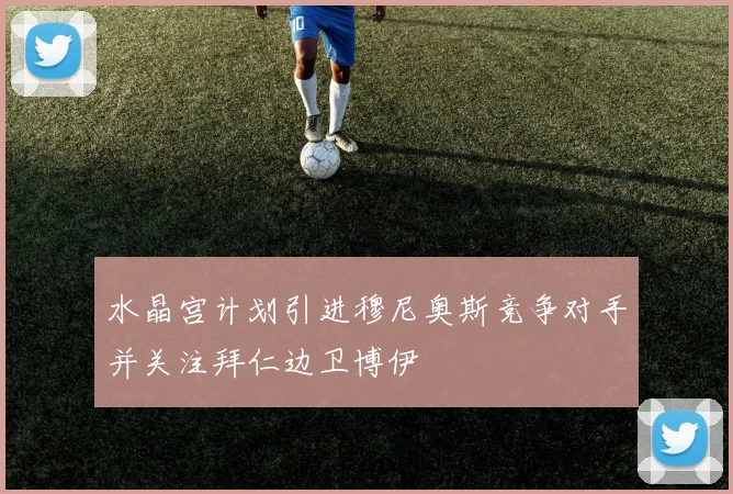 水晶宫计划引进穆尼奥斯竞争对手并关注拜仁边卫博伊